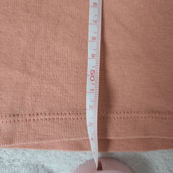 Y2K Lauren Ralph Lauren Womens XS TShirt Peach Coral Short Sleeve Cotton RL Logo - Picture 7 of 10